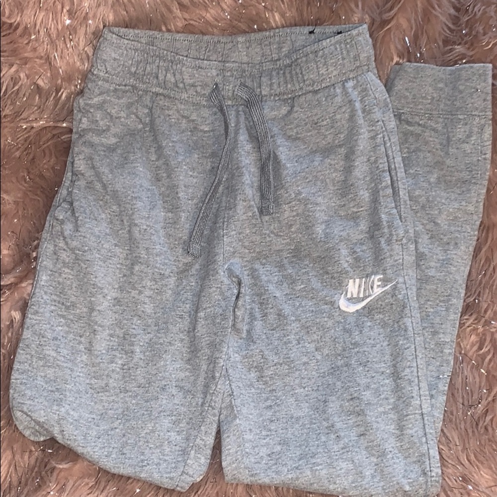 grey Nike joggers